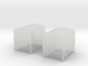 AFP_Container_3mm_08_Pair_whole in Clear Ultra Fine Detail Plastic