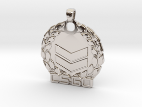 CS:GO - Silver 2 Pendant in Platinum