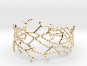 Cuff of the Elf Queen (Size Small *VERY delicate*) in 14k Gold Plated Brass