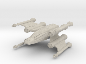 Space Fighter in Natural Sandstone