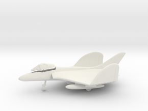 Douglas F4D-1 Skyray (folded wings) in White Natural Versatile Plastic: 1:64 - S