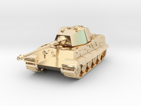 Tank - Tiger 2 - size Large in 14k Gold Plated Brass