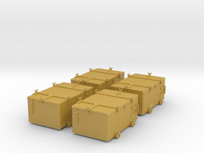 1/48 IJN Ammo Box 25mm Double Set 4 Units in Gray Fine Detail Plastic