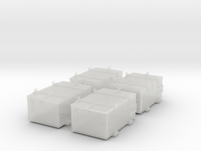 1/48 IJN Ammo Box 25mm Double Set 4 Units in Clear Ultra Fine Detail Plastic