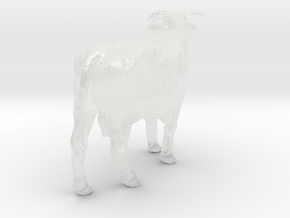 ABBI 1:87 Standing Cow 3 in Clear Ultra Fine Detail Plastic