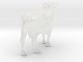 ABBI 1:72 Standing Cow 3 in Clear Ultra Fine Detail Plastic