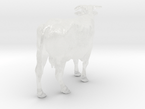 ABBI 1:48 Standing Cow 3 in Clear Ultra Fine Detail Plastic