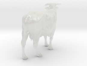 ABBI 1:25 Standing Cow 3 in Clear Ultra Fine Detail Plastic