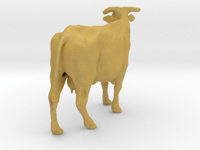 ABBI 1:22 Standing Cow 3 in Tan Fine Detail Plastic
