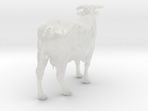 ABBI 1:20 Standing Cow 3 in Clear Ultra Fine Detail Plastic