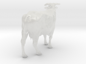 ABBI 1:16 Standing Cow 3 in Clear Ultra Fine Detail Plastic
