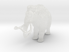 Woolly Mammoth 1:160 Standing Female in Clear Ultra Fine Detail Plastic