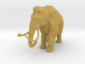 Woolly Mammoth 1:48 Standing Female in Tan Fine Detail Plastic