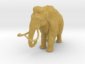 Woolly Mammoth 1:35 Standing Female in Tan Fine Detail Plastic