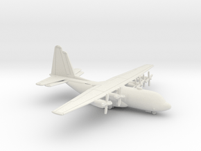 C-130H Hercules in White Natural Versatile Plastic: 1:350