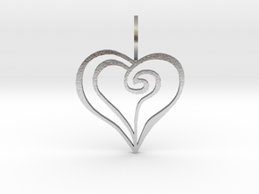 Wisdom of the Heart in Natural Silver