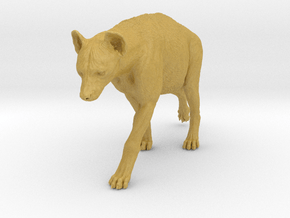 Spotted Hyena 1:6 Walking Female 1 in Tan Fine Detail Plastic