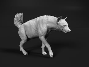 Spotted Hyena 1:16 Walking Female 2 in White Natural Versatile Plastic