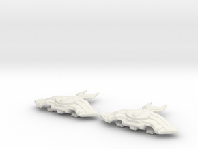  Cardassian Detapa Class 1/7000 Attack Wing x2 in White Natural Versatile Plastic