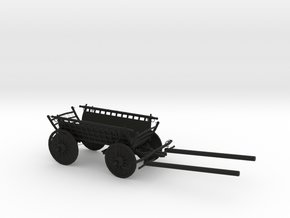 N Scale Wagon 2 in Black Premium Versatile Plastic