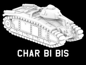 Char B1 bis in White Natural Versatile Plastic: 1:220 - Z