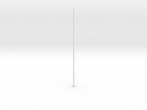 1/72 German KFK Main Mast in White Natural Versatile Plastic