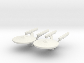 Constitution Class (Phase II) 1/7000 AW x2 in White Natural Versatile Plastic