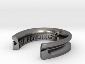 Self-Closing Mock Ring Holder in Processed Stainless Steel 17-4PH (BJT)
