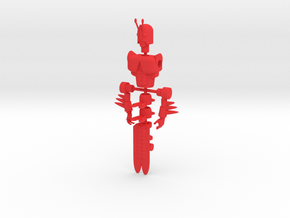 Shattered Glass Bug Figure Micronauts in Red Processed Versatile Plastic