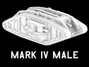 Mark IV Male in White Natural Versatile Plastic: 1:220 - Z