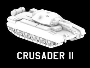 Crusader II in White Natural Versatile Plastic: 1:220 - Z