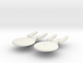 Excelsior Study II (2 nacelles) 1/15000 x2 in White Natural Versatile Plastic
