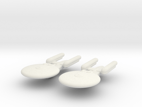 Excelsior Study II (2 nacelles) 1/20000 x2 in White Natural Versatile Plastic