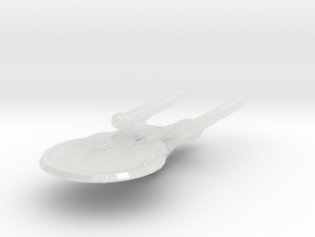 Excelsior Class (NCC-1701-B Type) 1/8500 AW in Clear Ultra Fine Detail Plastic