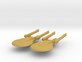 Excelsior Class (NCC-1701-B Type) 1/10000 x2 in Tan Fine Detail Plastic