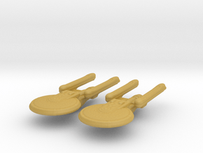 Excelsior Class (NCC-2000 Type) 1/20000 x2 in Tan Fine Detail Plastic