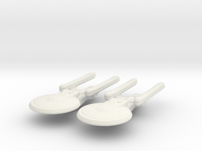 Excelsior Class (NCC-2000 Type) 1/15000 x2 in White Natural Versatile Plastic