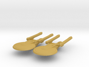 Excelsior Class (NCC-2000 Type) 1/10000 x2 in Tan Fine Detail Plastic