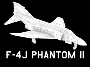 F-4J Phantom II (Clean) in White Natural Versatile Plastic: 1:220 - Z