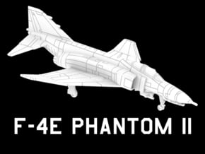 F-4E Phantom II (Clean) in White Natural Versatile Plastic: 1:220 - Z