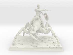 Chaos Flea Rider in White Natural Versatile Plastic