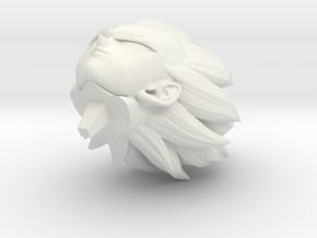 head in White Natural Versatile Plastic