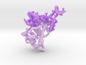 Pangolin Virus RBD 7CN8 in Smooth Full Color Nylon 12 (MJF): Medium