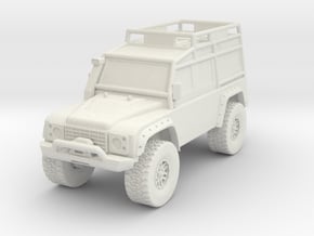 Mini TRX4 Defender in White Natural Versatile Plastic