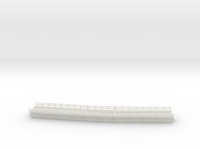 Keddie Wye Bridge Section 4 N scale in White Natural Versatile Plastic
