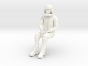 Battlestar Galactica - Colonial Pilot 1.24 in White Processed Versatile Plastic