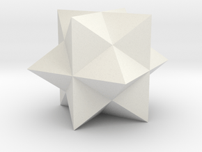 09. Escher's Solid - 1in in White Natural Versatile Plastic