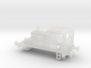 N Gauge Fowler Diesel loco body (for RTR chassis) in Clear Ultra Fine Detail Plastic