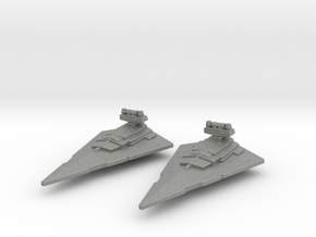 Imperial-II Class Star Destroyer 1/60000 x2 in Gray PA12