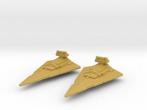 Imperial-II Class Star Destroyer 1/60000 x2 in Tan Fine Detail Plastic